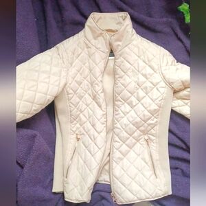 Women's Quilted Cream Jacket